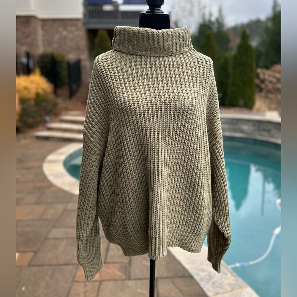 Free people Swim Too Deep oversized turtleneck sweater